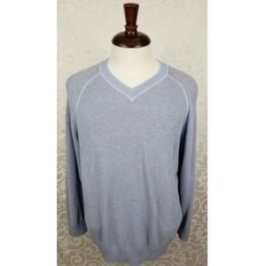 Johnston & Murphy Mens V-Neck Sweater Large